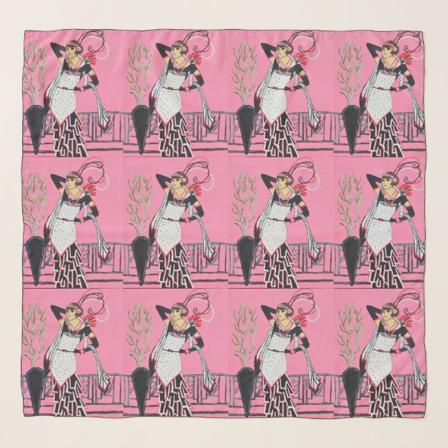 Beautiful lady scarf   (Front)