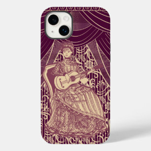 Beautiful lady with guitar Case-Mate iPhone 14 plus case
