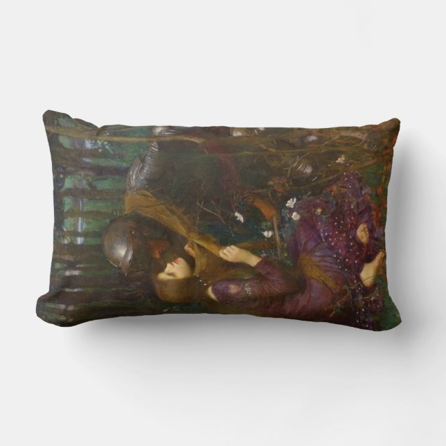 Beautiful Lady Without Pity Lumbar Pillow (Front)