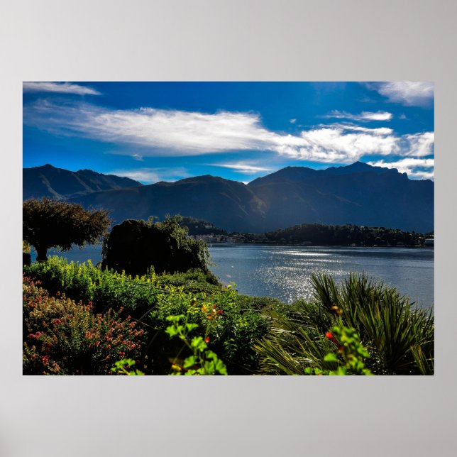 Beautiful Lake Como Italy Poster (Front)