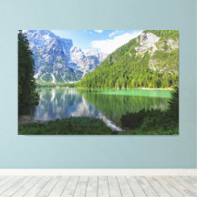 Beautiful Lake in the Dolomites South Tyrol Italy 