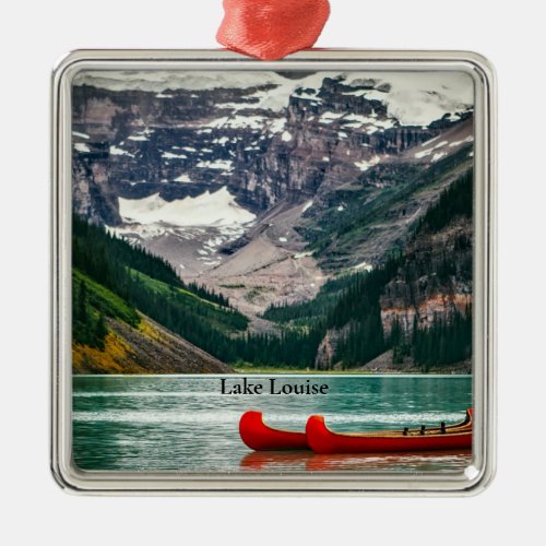 Beautiful Lake Louise Canada Metal Ornament