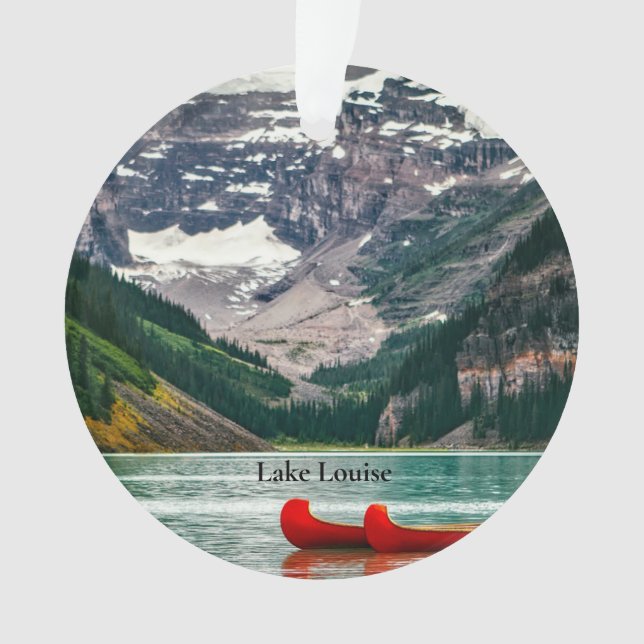 Beautiful Lake Louise, Canada Ornament (Front)