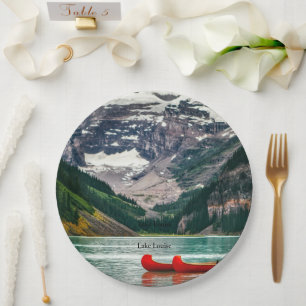 Beautiful Lake Louise, Canada Paper Plates
