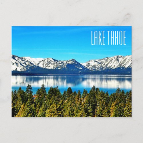 Beautiful Lake Tahoe Postcard
