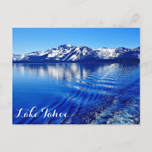 BEAUTIFUL LAKE TAHOE POSTCARD