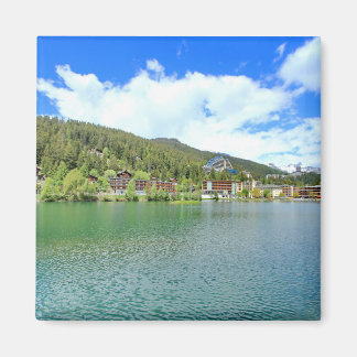 beautiful landscape Crans-Montana Switzerland Magnet