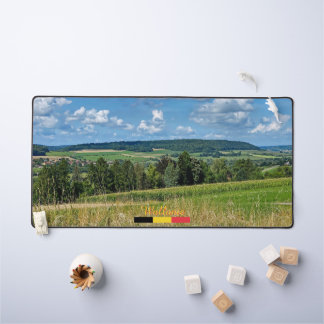 Beautiful landscape in Wallonia, travel Desk Mat