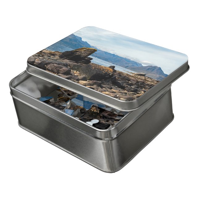 Beautiful landscape of Isle of Skye - Scotland, UK Jigsaw Puzzle (Lid Open)