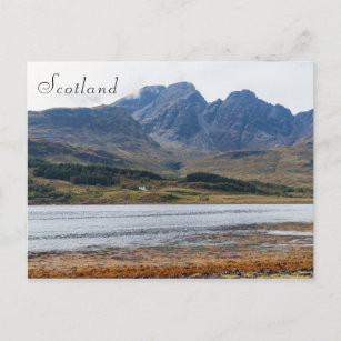 Beautiful landscape of Isle of Skye - Scotland, UK Postcard