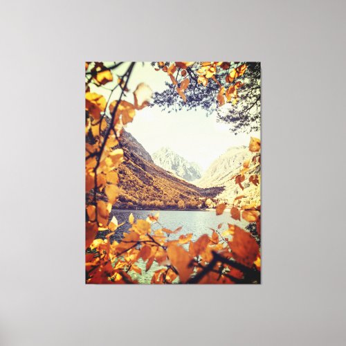 Beautiful Landscape Of The Fall Season Canvas Print