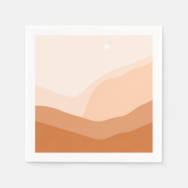beautiful landscape painting art napkins (Front)