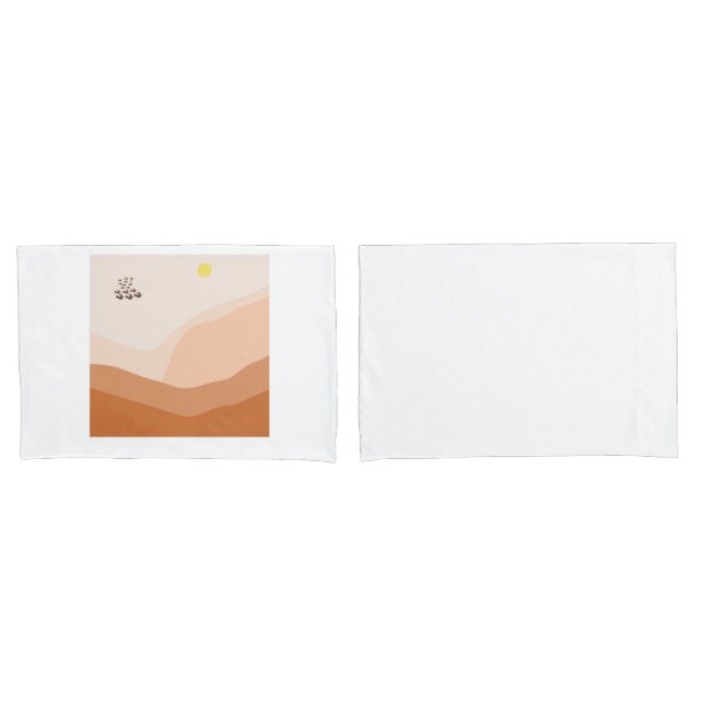 beautiful landscape painting art pillow case (Front-Set)