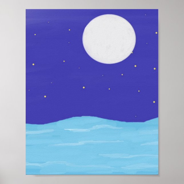 beautiful landscape painting art poster (Front)