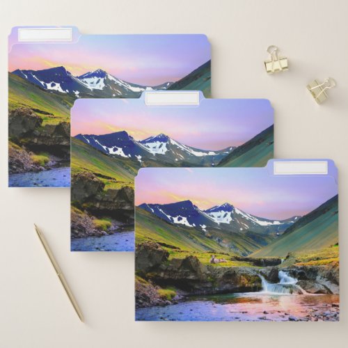 Beautiful Landscape Scenery of Iceland File Folder