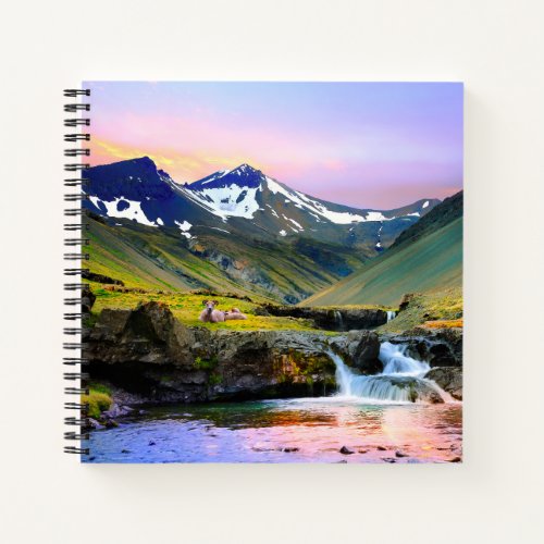 Beautiful Landscape Scenery of Iceland Notebook