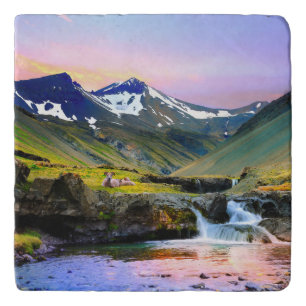 Beautiful Landscape Scenery of Iceland Trivet