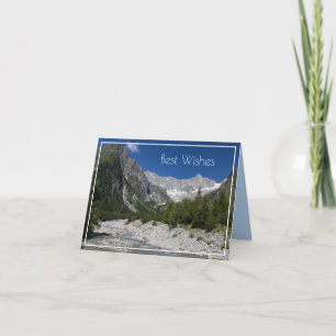 Beautiful Landscape, Switzerland, Retirement Card