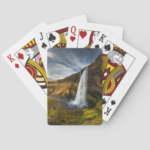 Beautiful Landscape View of Seljalandsfoss Poker Cards