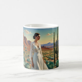 Beautiful Landscape with a Woman Spiritual Art Coffee Mug