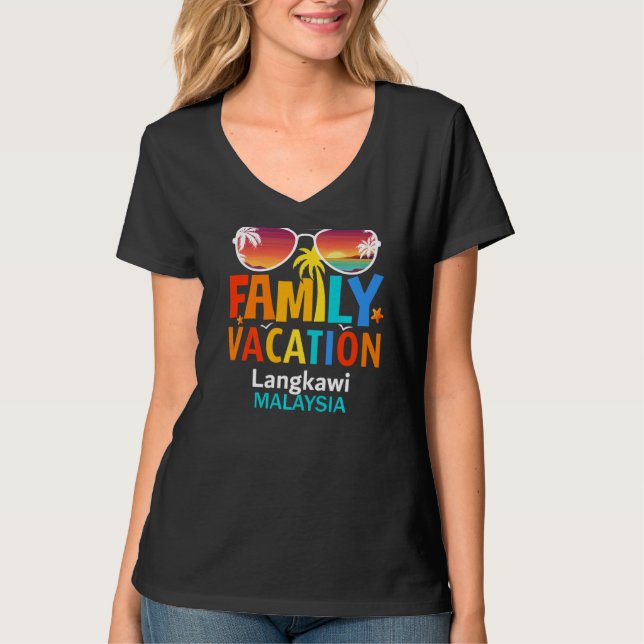 Beautiful Langkawi Island Matching Outfits Family  T-Shirt (Front)