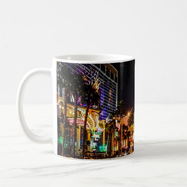Beautiful Las Vegas Strip at Night Coffee Mug (Left)