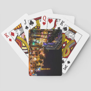 Beautiful Las Vegas Strip at Night Poker Cards