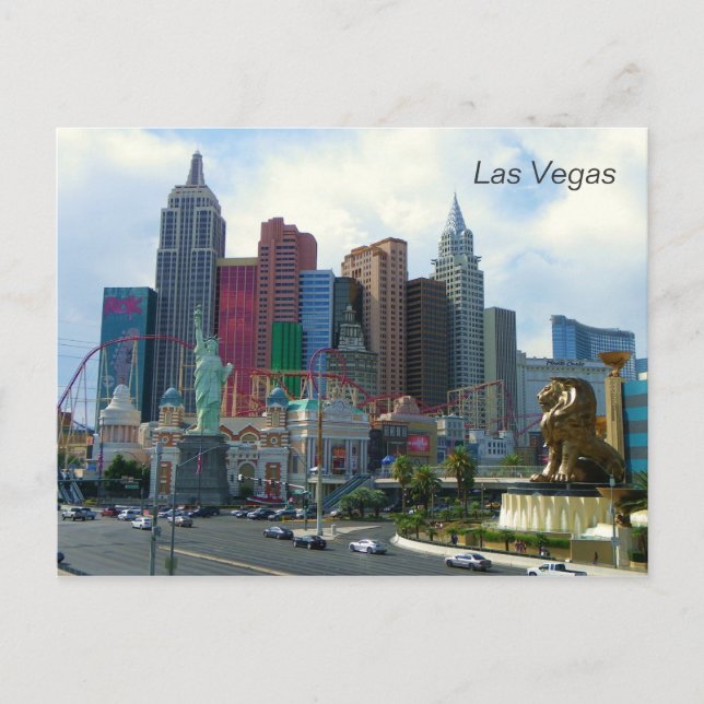 Beautiful Las Vegas View Postcard! Postcard (Front)