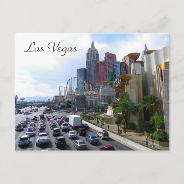 Beautiful Las Vegas View Postcard! Postcard (Front)