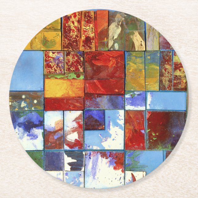 Beautiful late summer day! round paper coaster (Front)