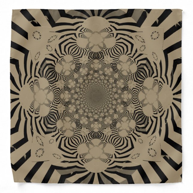 Beautiful Latest Amazing Africa Zebra Print Design Bandana (Front)