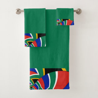 Beautiful Latest South Africa National Flag Colors Bath Towel Set