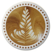 Beautiful Latte Floral Leaf Art Tree Chocolate Covered Oreo (Front)