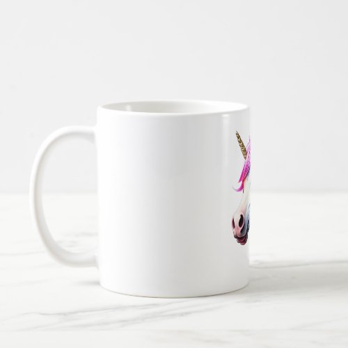 Beautiful Laughing Unicorn  Coffee Mug