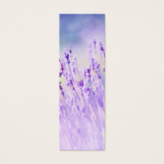 Beautiful Lavender Flower Field Bible Scripture (Front)