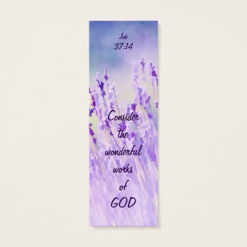 Beautiful Lavender Flower Field Bible Scripture