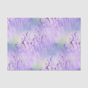 Beautiful Lavender Flower Field or meadow Purple Tissue Paper