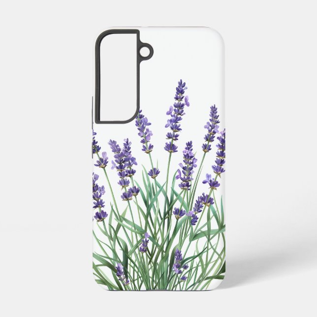 Beautiful Lavender Garden Flower Floral Samsung Galaxy Case (Back)