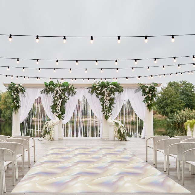Beautiful Lavender Ivory Pearl Wedding  Outdoor Rug (Insitu (Wedding 1))