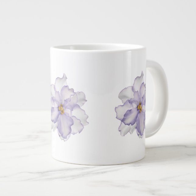Beautiful Lavender Orchid Giant Coffee Mug (Front Right)