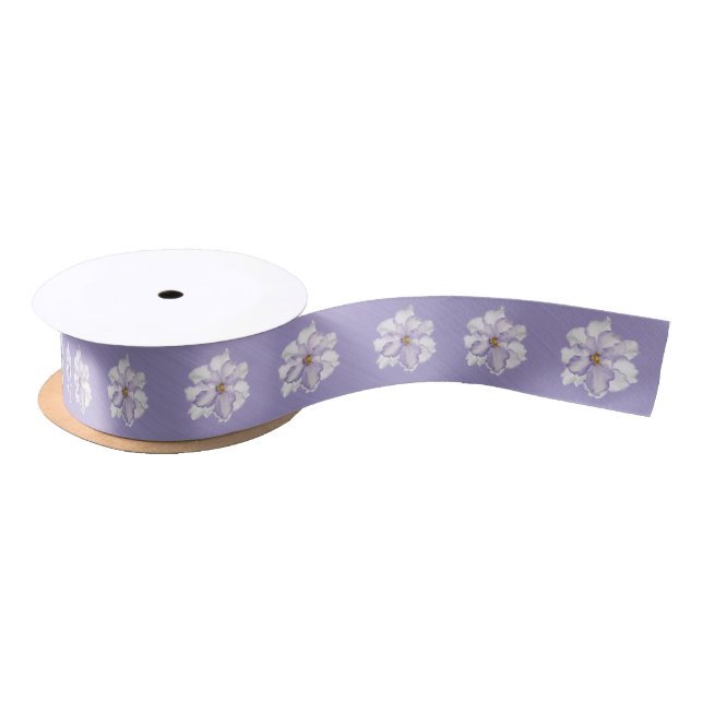 Beautiful Lavender Orchid Satin Ribbon (Spool)