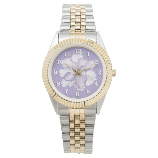 Beautiful Lavender Orchid Watch (Front)