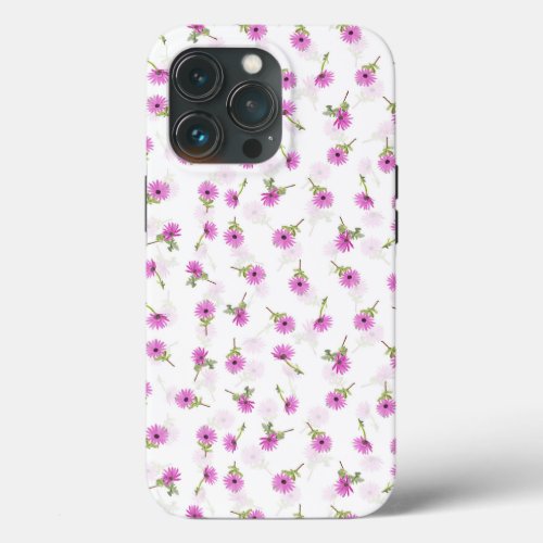 Beautiful Lavender Purple Daisy Flower Design iPhone 13 Pro Case