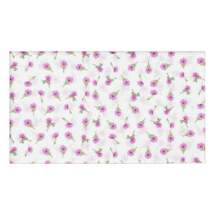 Beautiful Lavender Purple Daisy Flower Design Name Tag
