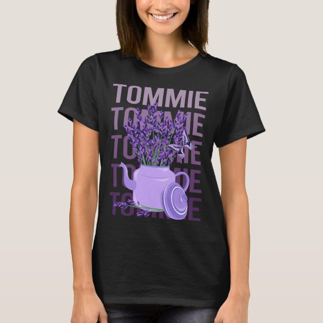 Beautiful Lavender - Tommie Name T-Shirt (Front)