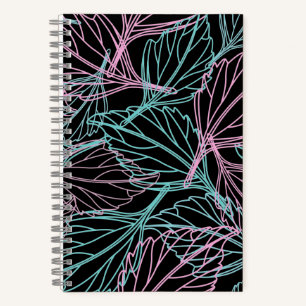 Beautiful Leaf pattern Notebook
