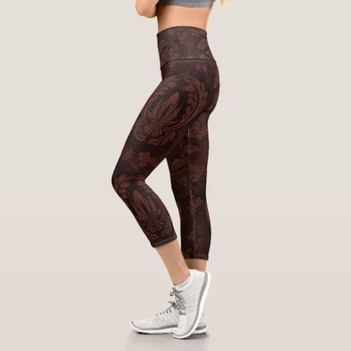 Beautiful Leather  Zazzle_Growshop Capri Leggings