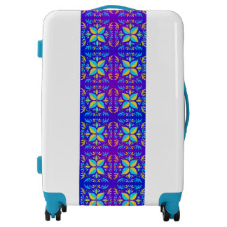 Beautiful leaves pattern luggage
