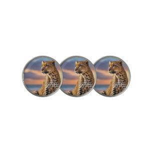 Beautiful Leopard Golf Ball Marker