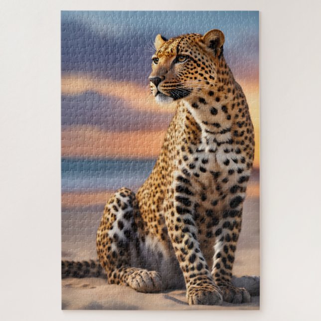 Beautiful Leopard Jigsaw Puzzle (Vertical)